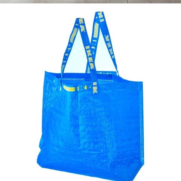 Set of 2  Frakta IKEA Blue 19 Gallon Bag (New) - Picture 1 of 8